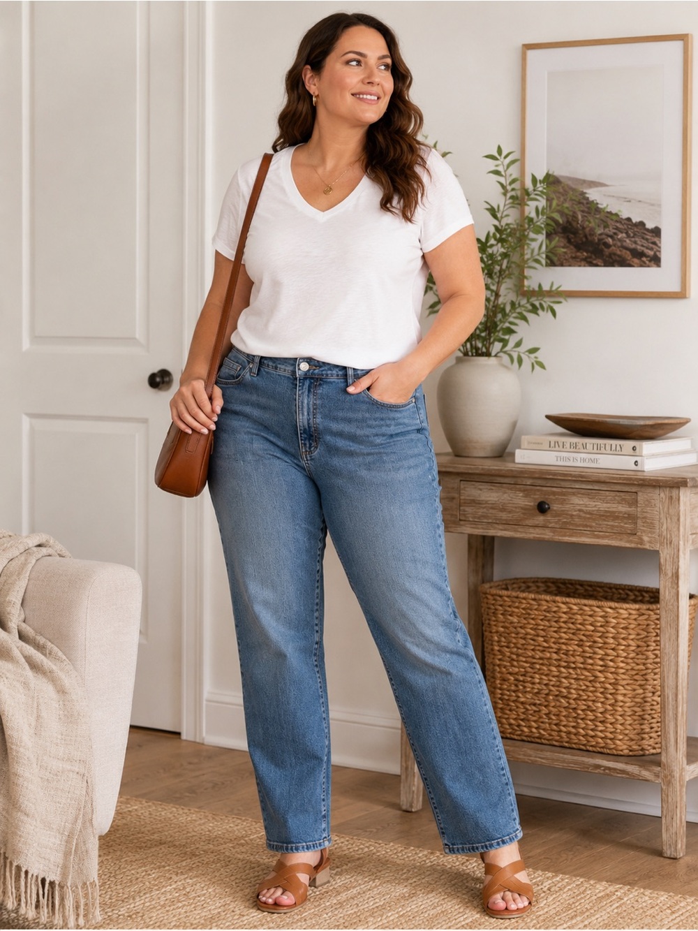 Lee Platinum Label Women's 18 Short Classic Fit Straight Leg Jeans Mid Rise Plus